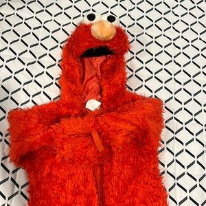 Elmo zip up costume